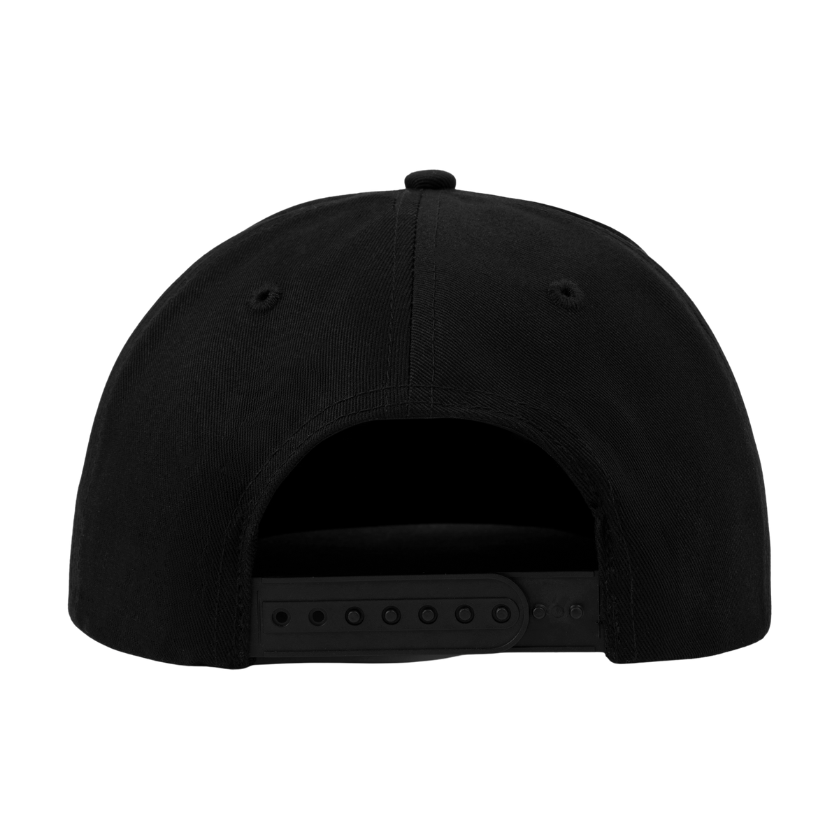 DOG LOGO 5 PANEL HAT (BLACK/RED)