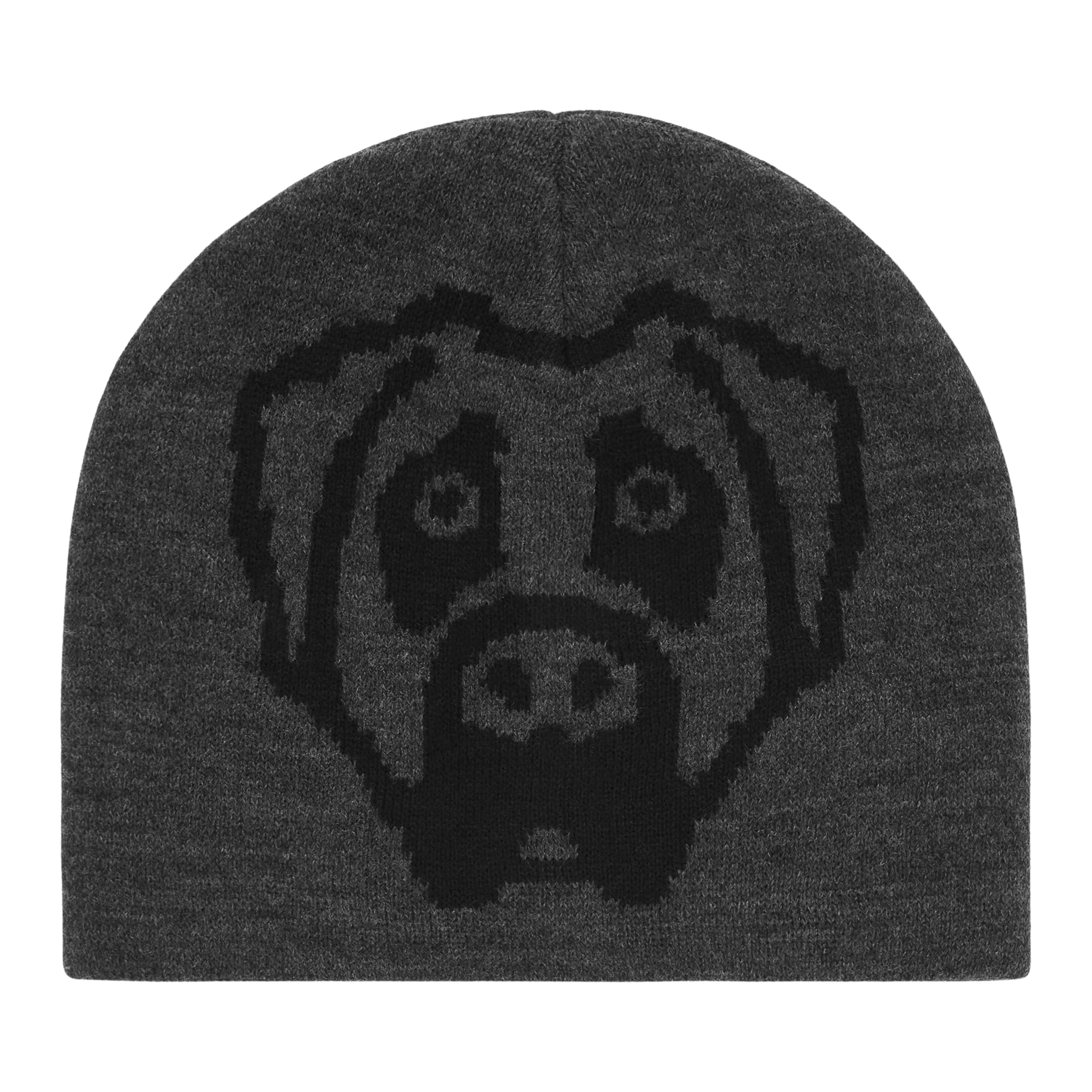 DOG LOGO BEANIE (BLACK)