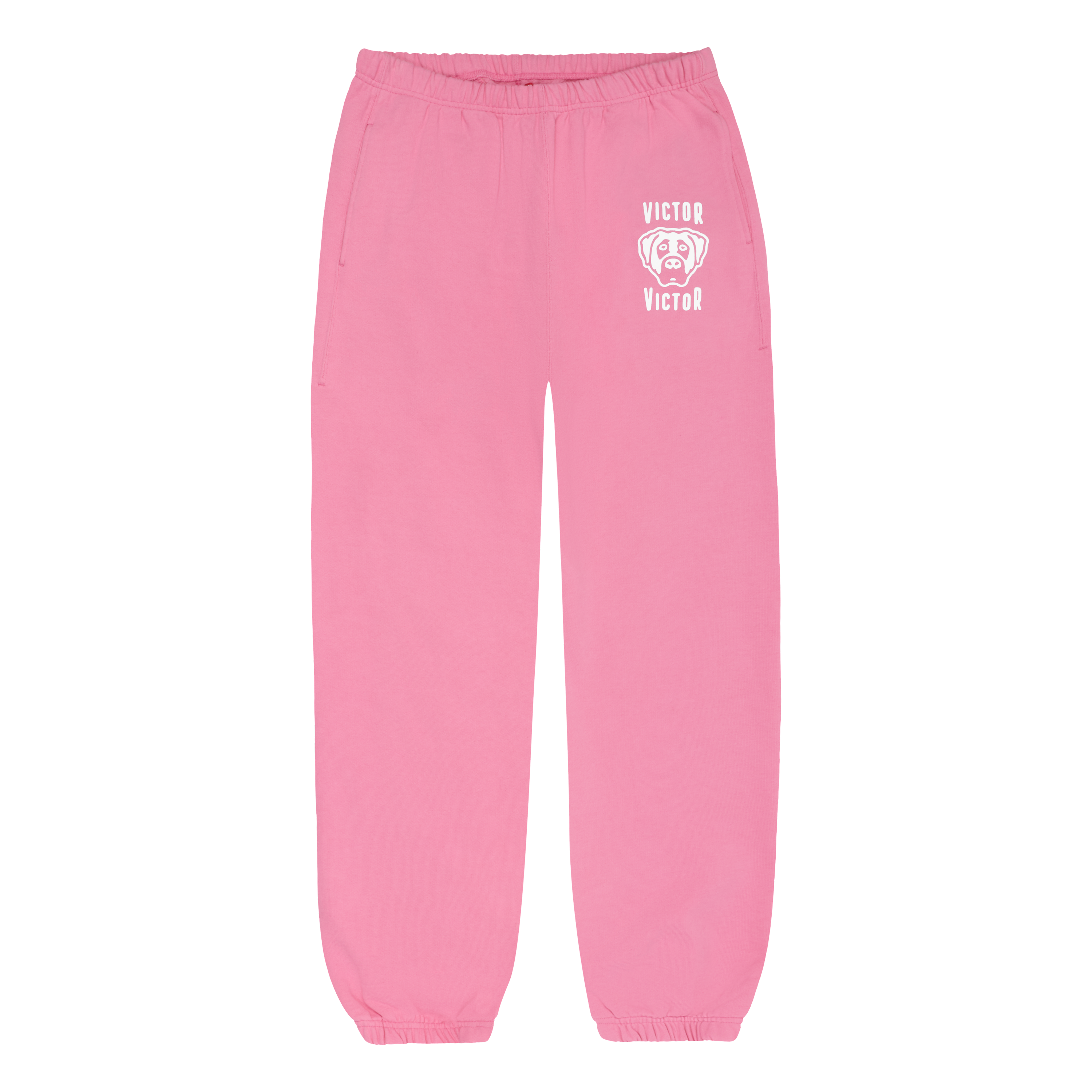 DOG LOGO HEAVYWEIGHT SWEATPANTS (PINK)