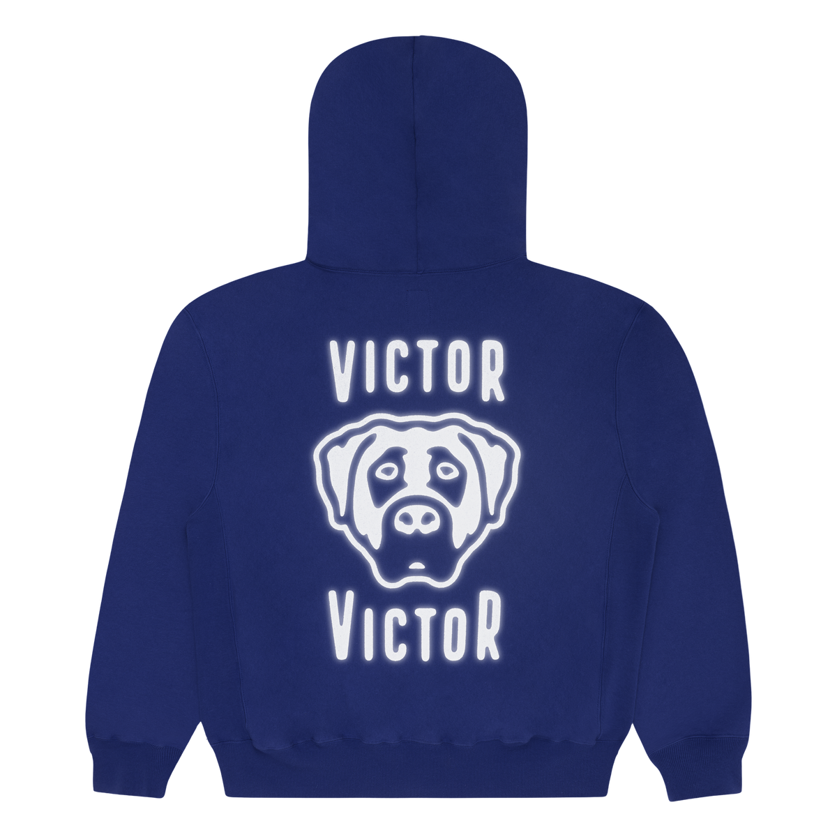 DOG LOGO HEAVYWEIGHT ZIP HOODIE (BLUE)