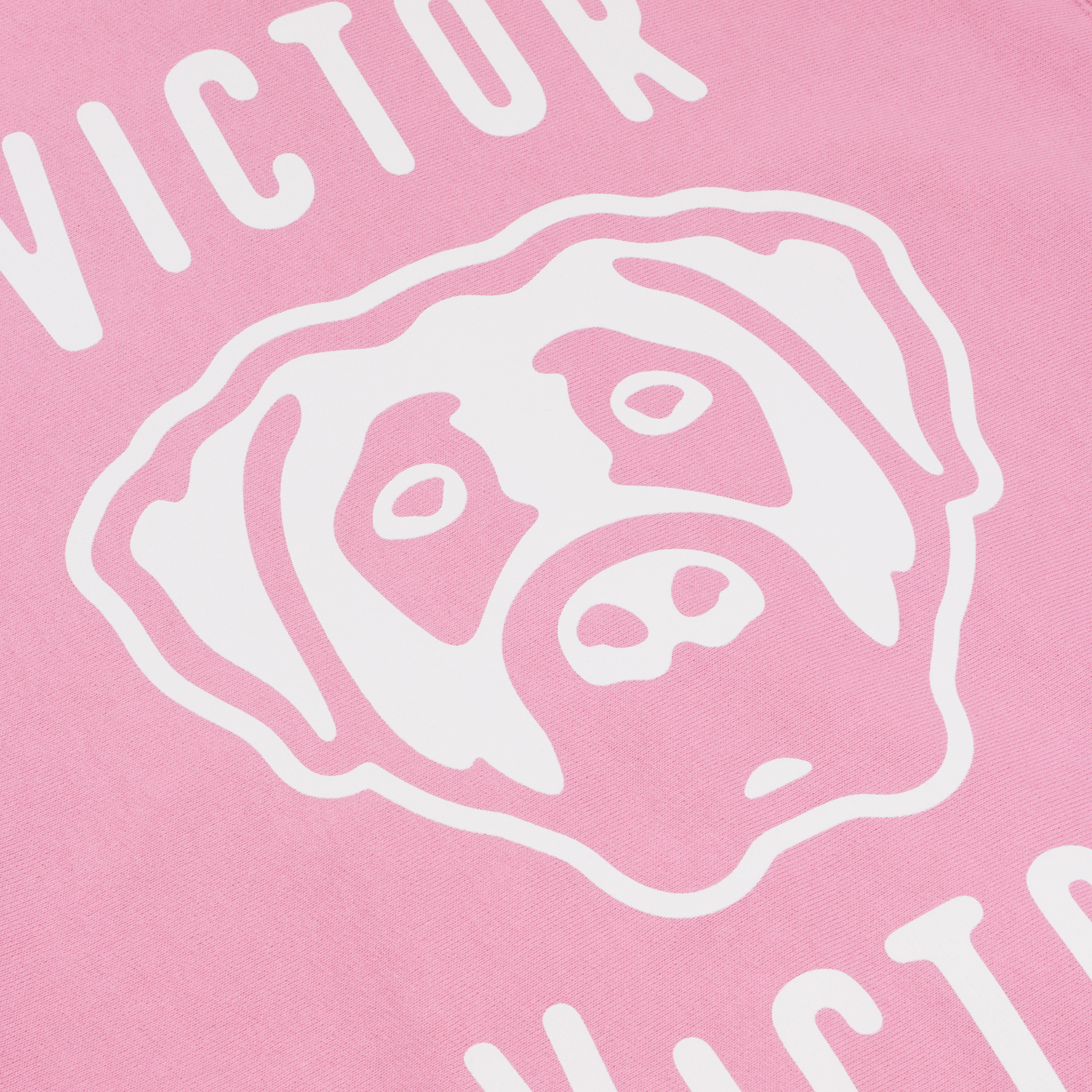 DOG LOGO HEAVYWEIGHT ZIP HOODIE (PINK)