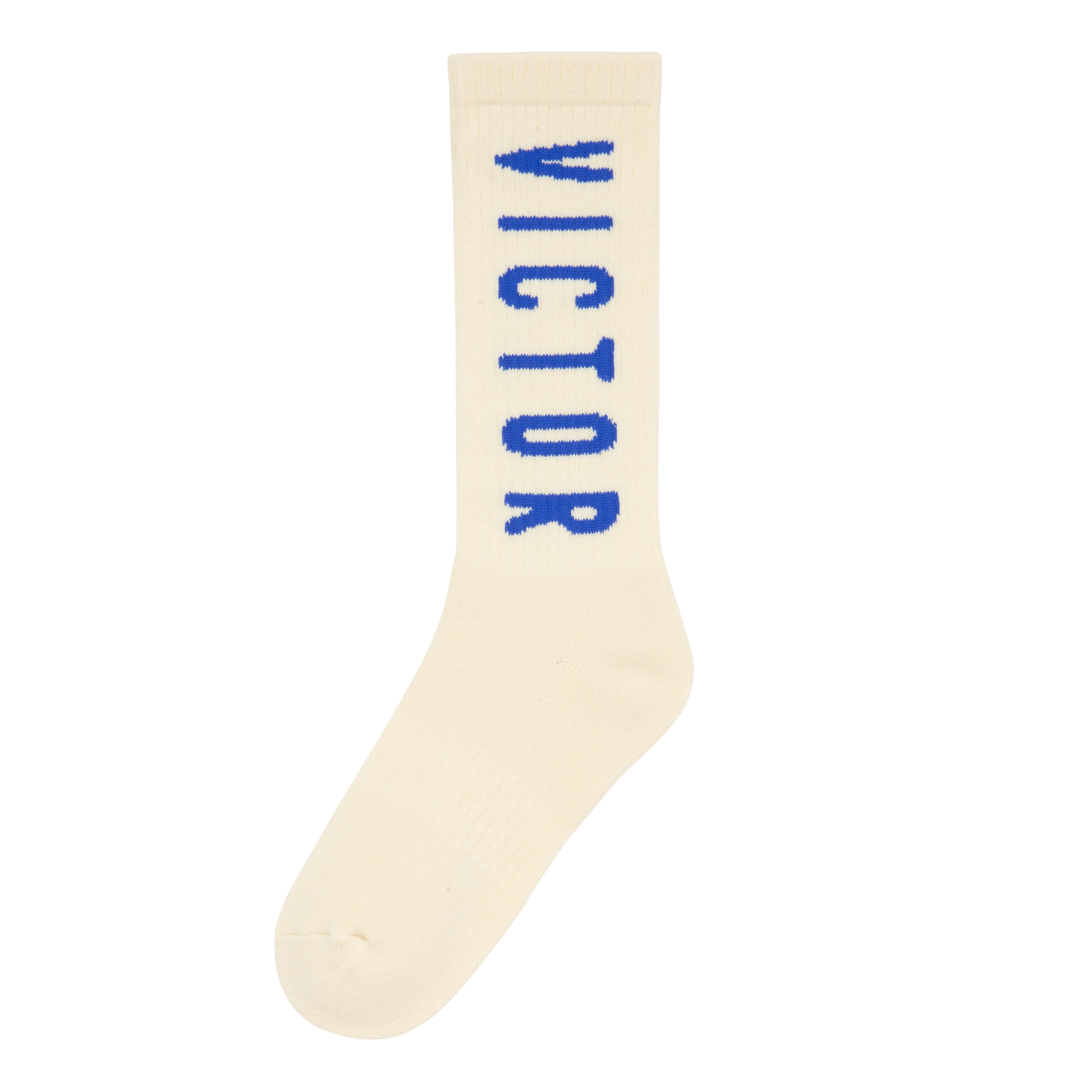 LOGO SOCKS (WHITE/BLUE)