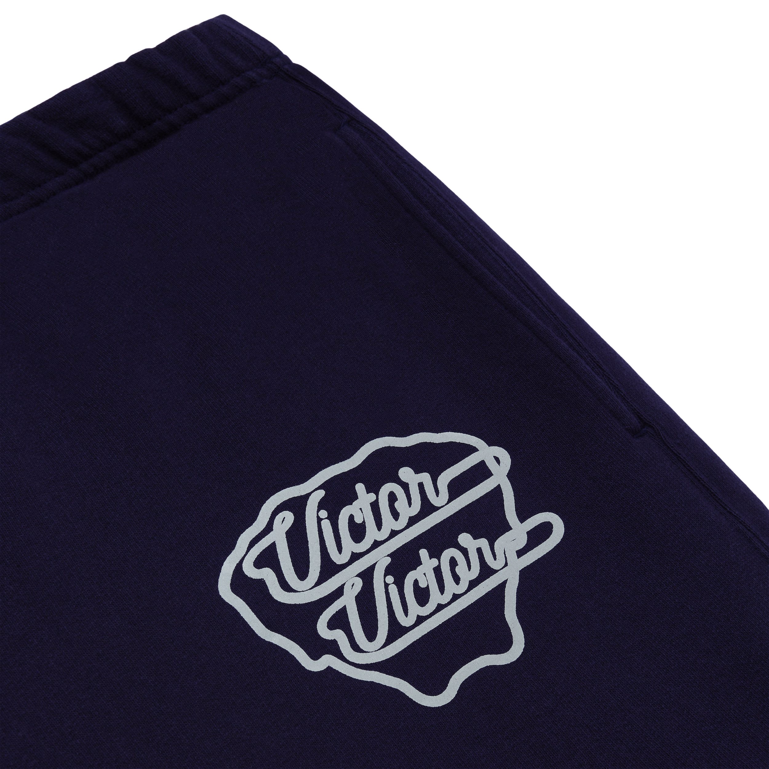 REFLECTIVE LOGO SWEATPANT (NAVY)