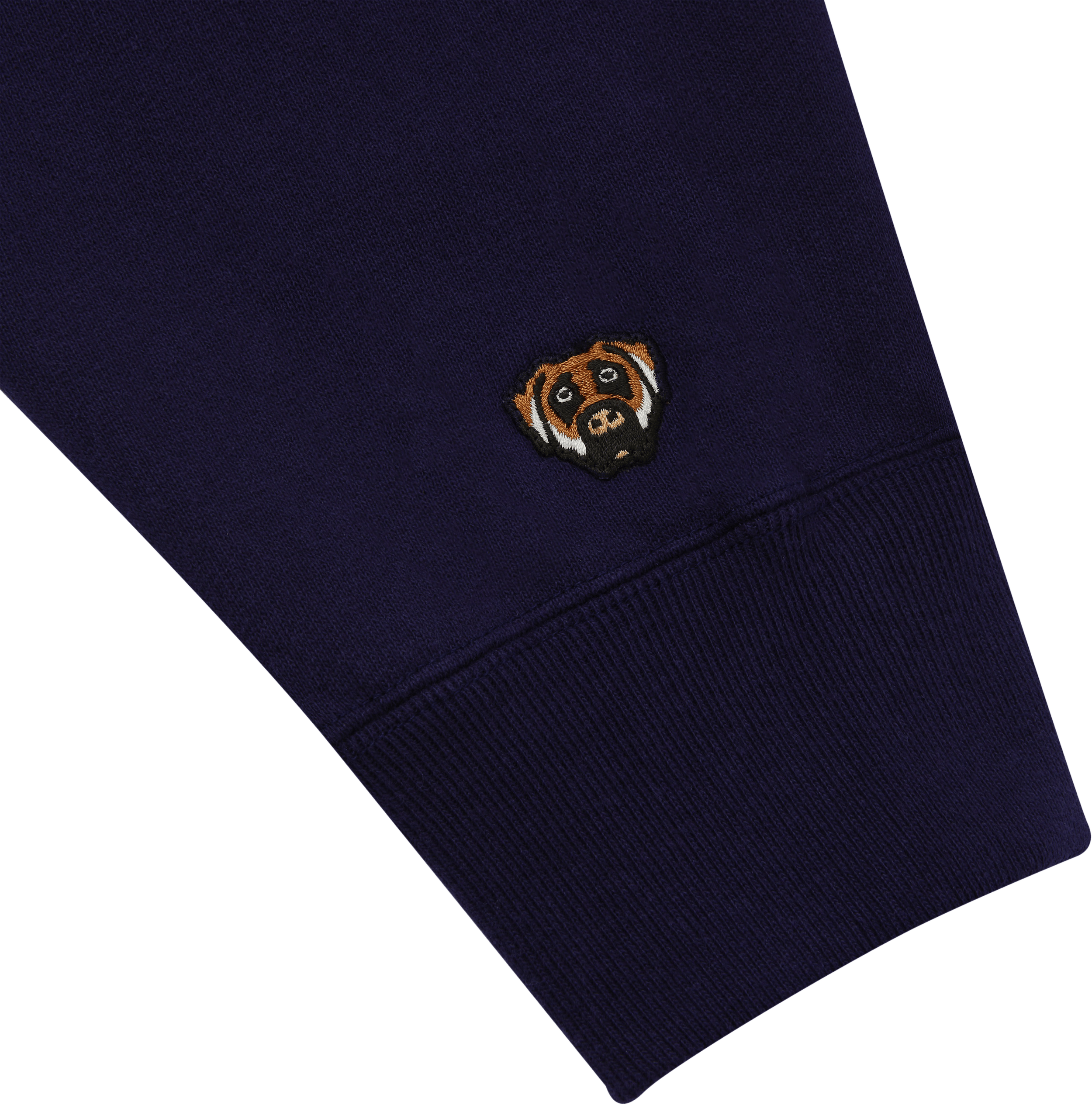 REFLECTIVE LOGO ZIP HOODIE (NAVY)