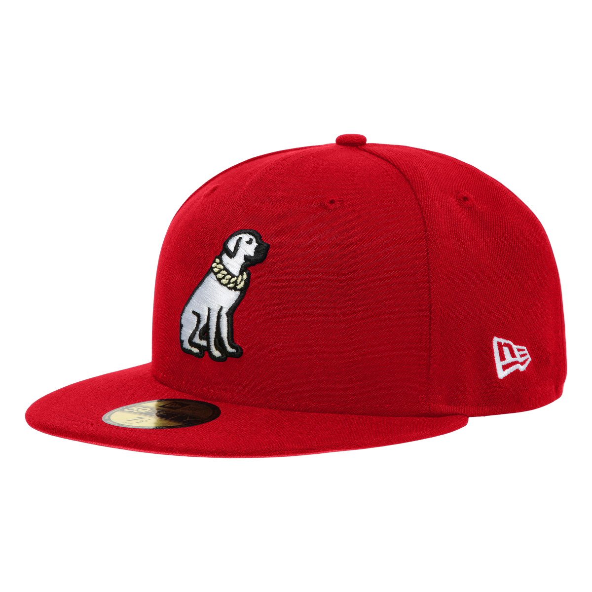 SITTING DOG NEW ERA CAP (RED)
