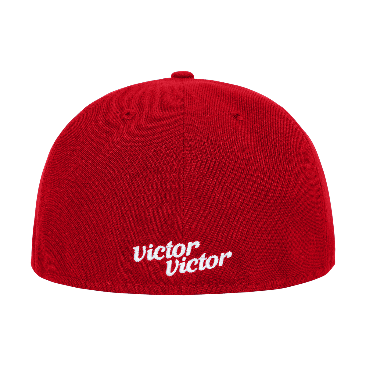 SITTING DOG NEW ERA CAP (RED)