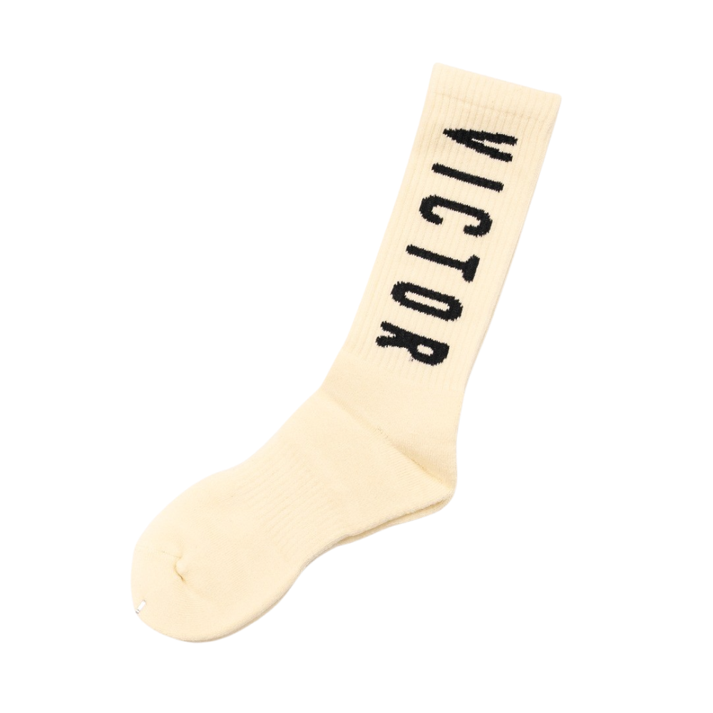 LOGO SOCKS (IVORY)