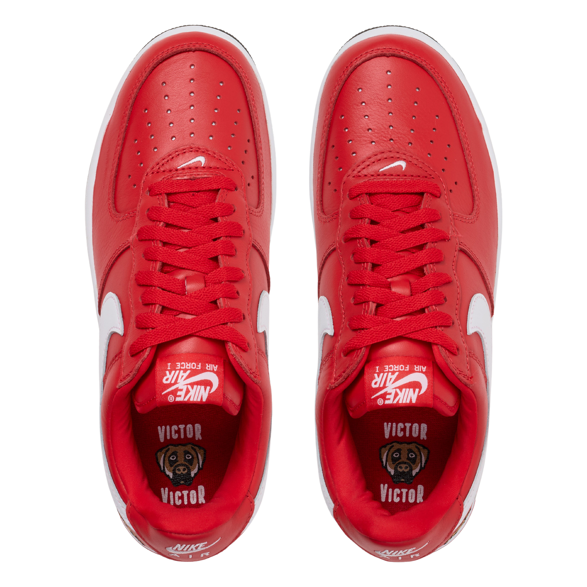 VICTOR VICTOR X NIKE AIR FORCE 1 '01 (UNIVERSITY RED)