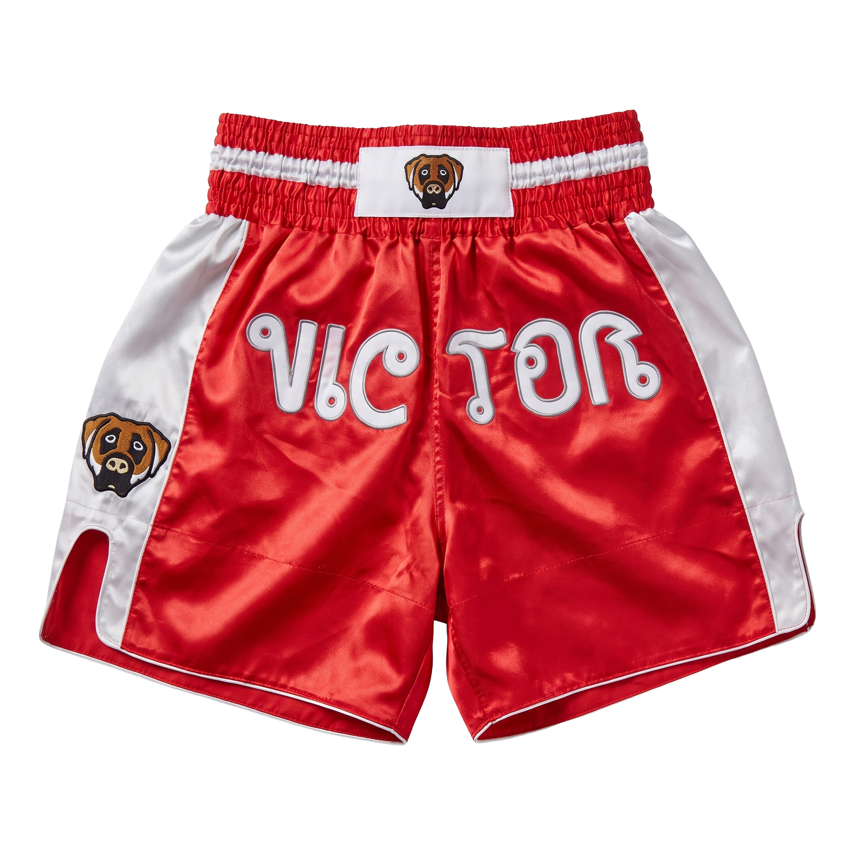 VV MUAY THAI SHORTS (RED)